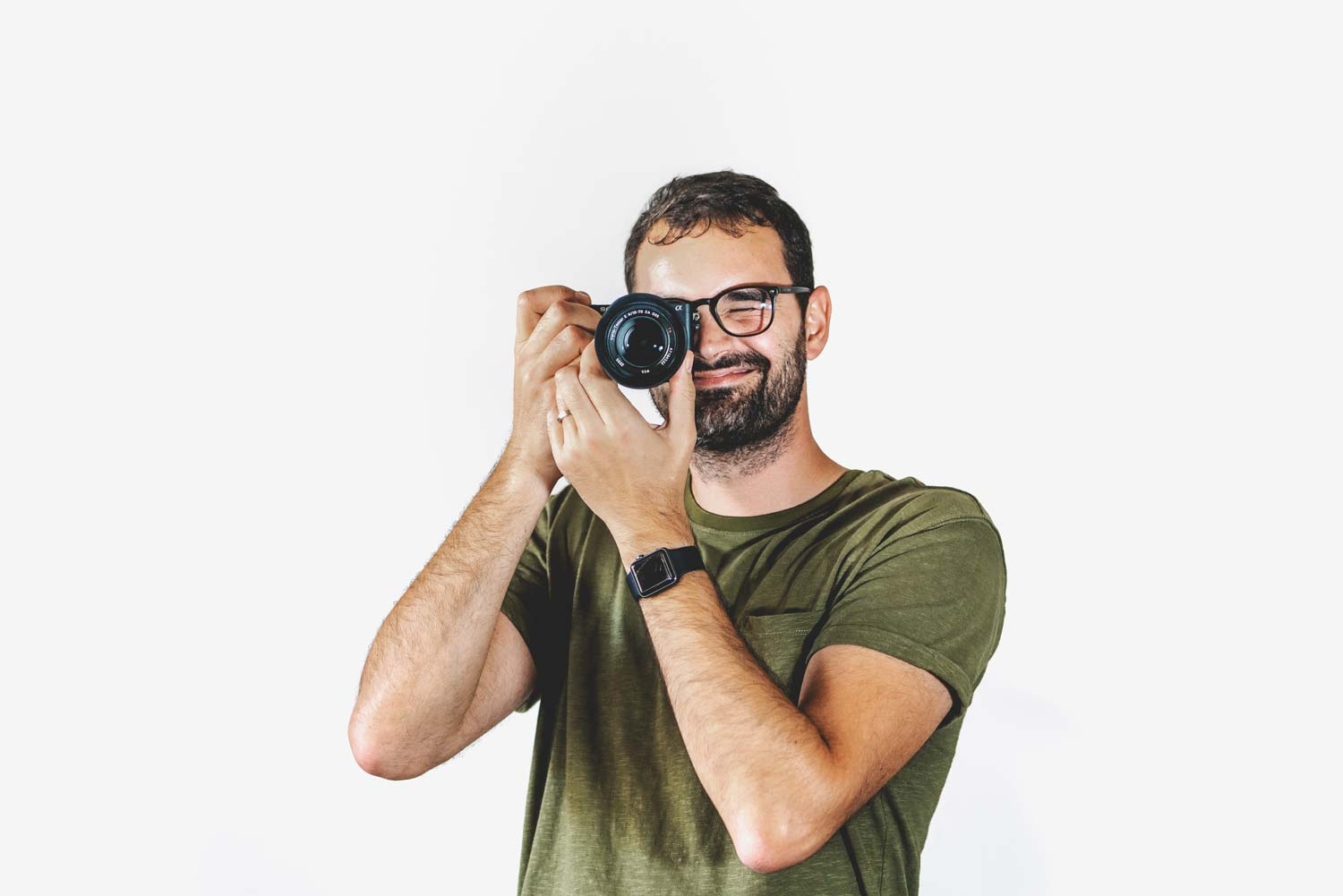 Partner taking a photograph